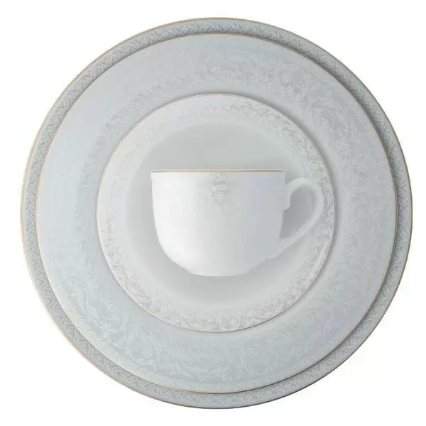 سرویس 28 پارچه چینی زرین-ایتالیا اف (گرد)-6 نفره-سیلوان-درجه عالی